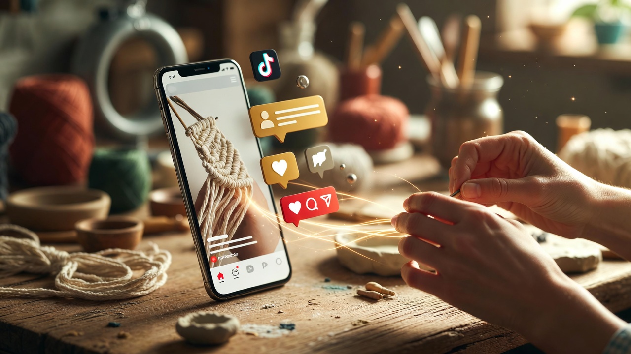 Como Vender Produtos Artesanais no TikTok: O Guia Completo Para Artesãos Faturarem Alto